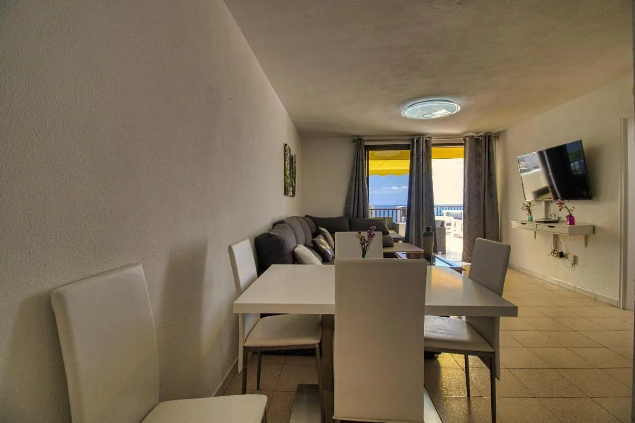 Lovely 2-Bed Apartment & Jacuzzi Terrace & Pool Playa Fanabe 0*,  Spain